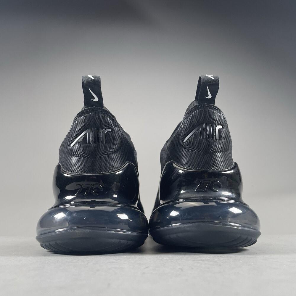 Womens 12 Mens 10.5 Nike Air Max 270 Black White Running Shoes Athletic Sneakers - Picture 3 of 9
